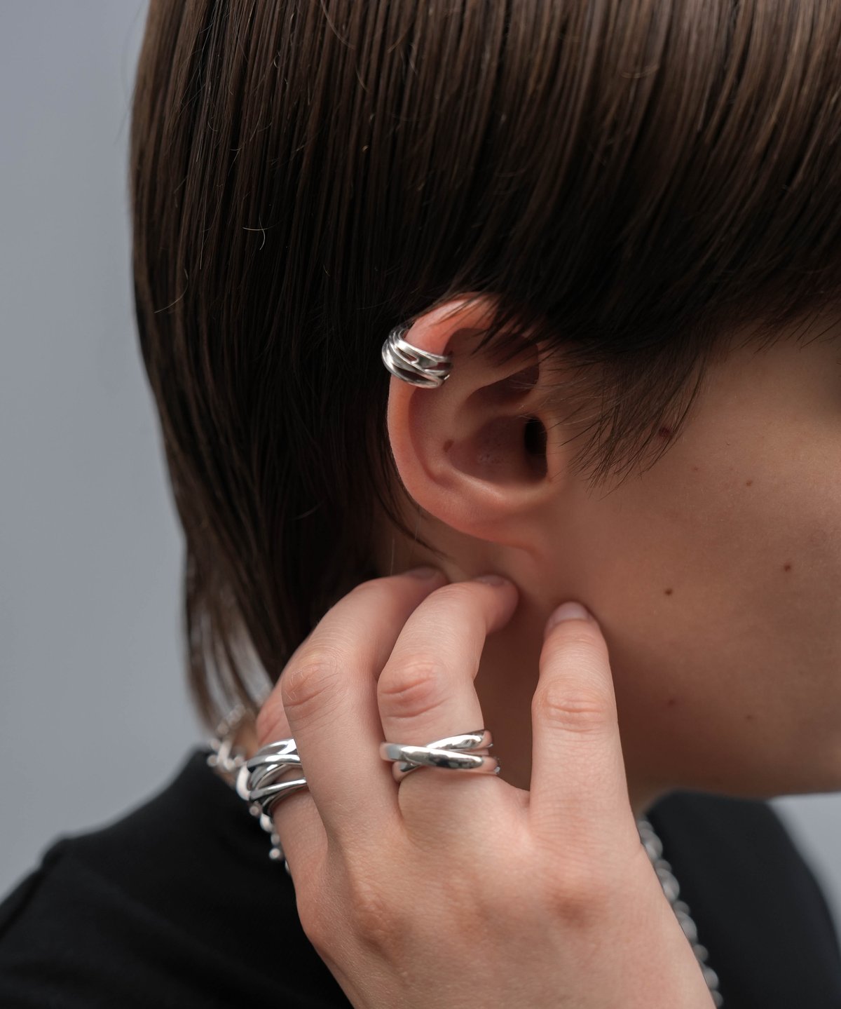 CTHY　HIGH-END ORGANIC RING　&　EAR CUFF CTHY HIGH-END ORGANIC RING & EAR CUFF HIGH-END ORGANIC EAR CUFF | CTHY