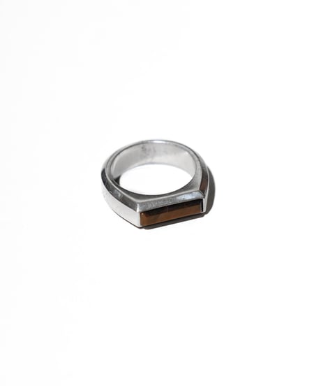 CTHY RING “LARVIKITE” / “BLACK ONYX” / “RED TIGER’S EYE”