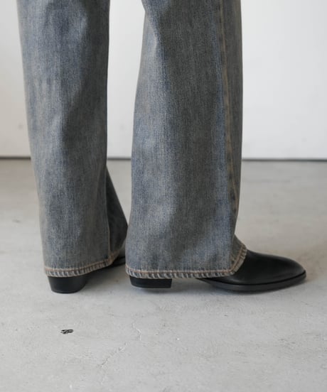 LUXURY MATERIAL LEATHER HEEL BOOTS by Annonay