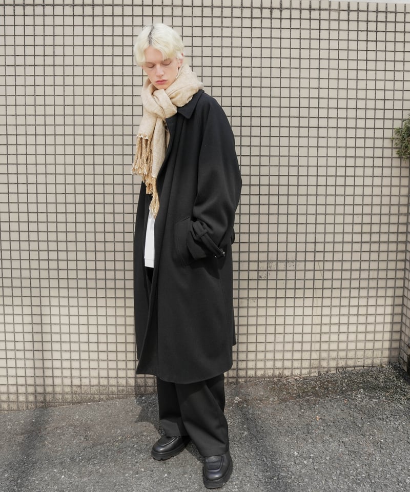 CTHY ヤクウールストール　ホワイトミックス HIGH-END YAK WOOL FRINGE STOLE | CTHY