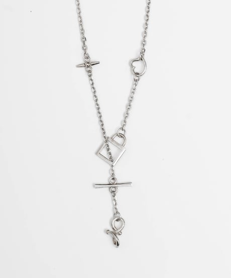 ALL CHARM LARIAT NECKLACE