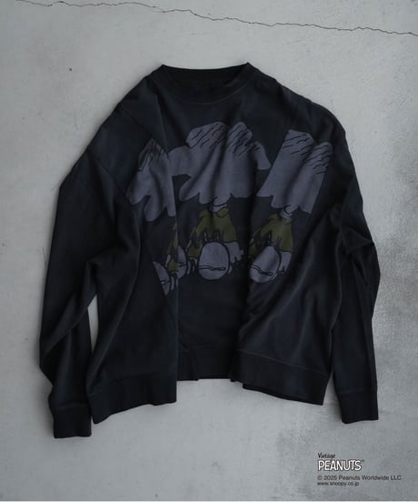 【CTHY+PEANUTSxDISCOVERED】PIGMENT DYED MOCKNECK CUTSEW