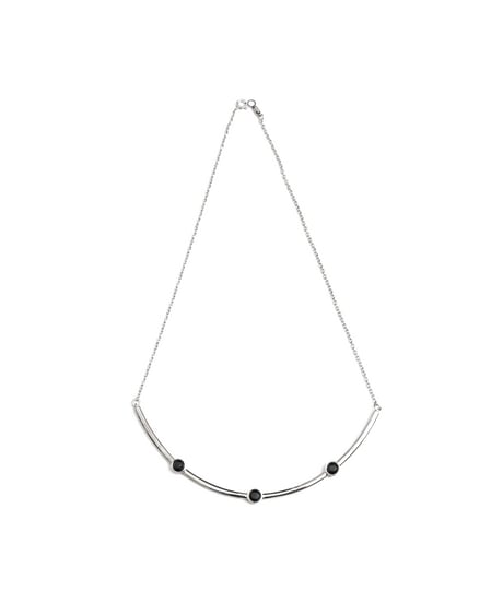 HIGH-END STONE SILVER NECKLACE