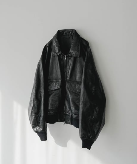 VINTAGE COW LEATHER BLOUSON