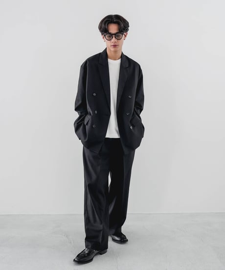 TWILL DOUBLE BREASTED JACKET