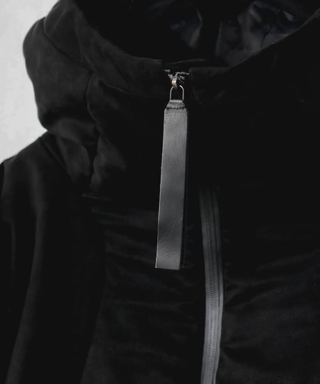 AEROGEL×SEA ISLAND MICROFIBER SUEDE HOODED BLOUSON