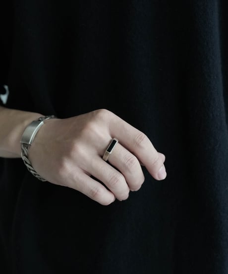 CTHY RING “LARVIKITE” / “BLACK ONYX” / “RED TIGER’S EYE”