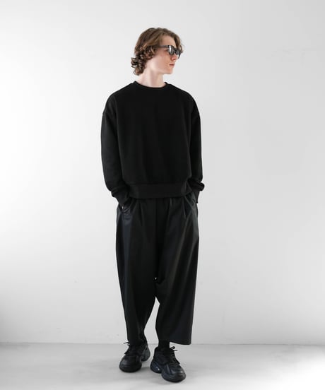 COATING Supima Cotton WIDE SAROUEL UNCLE PANTS