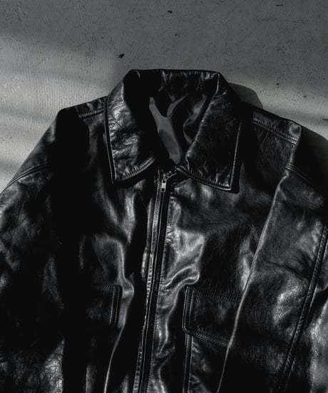 VINTAGE COW LEATHER BLOUSON