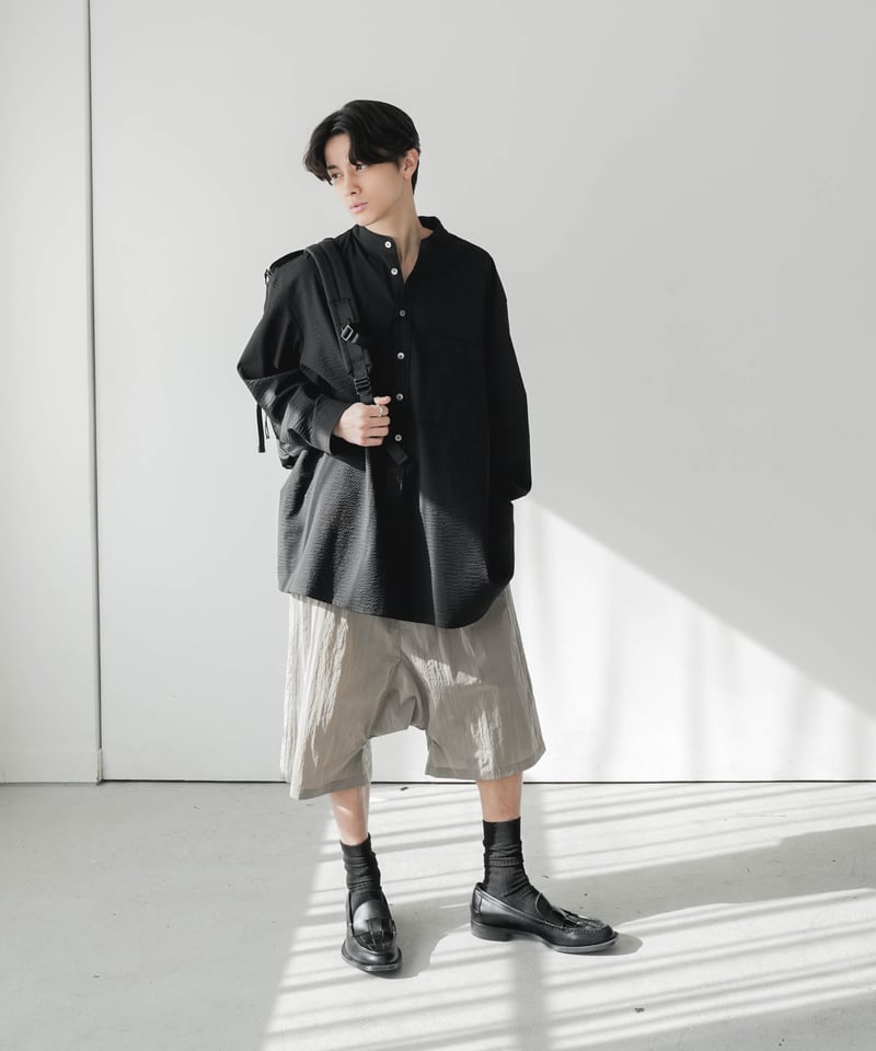 LUXURY MATERIAL LIMONTA ITALY SAROUEL HALF PANT