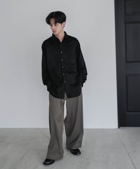 LUXURY MATERIAL Super120’s BISHU WOOL JEWEL TROUSERS