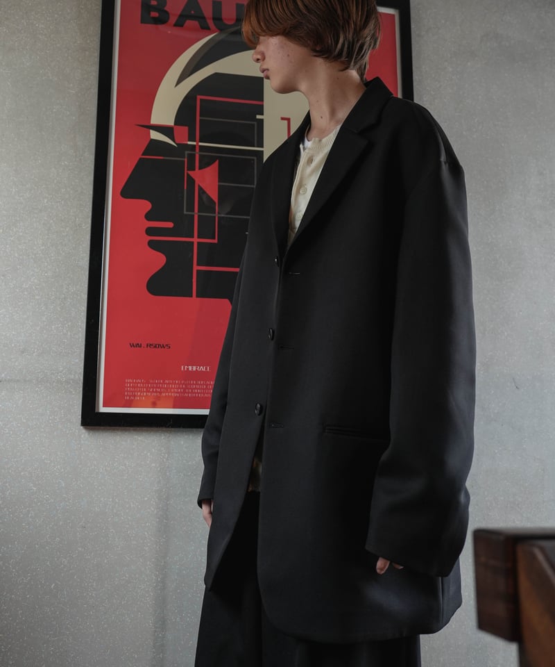 TRIPLE CROSS KERSEY OVERSIZE JACKET | CTHY TRIPLE CROSS KERSEY OVERSIZE JACKET | CTHY