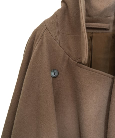 LUXURY MATERIAL TIELOCKEN COAT by Super140’s Jackal WOOL