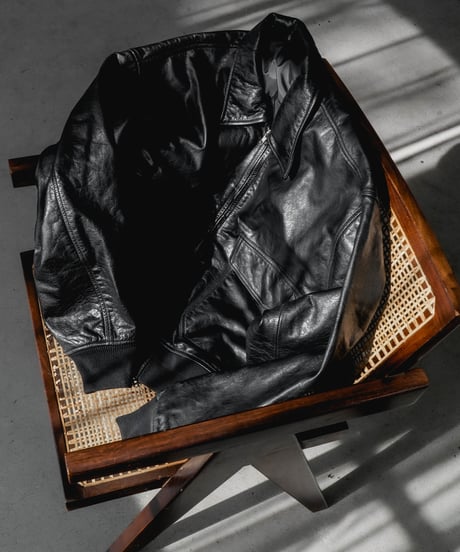 VINTAGE COW LEATHER BLOUSON
