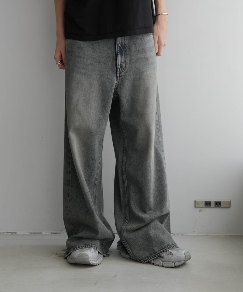 CTHY】超甘撚り VINTAGE WIDE JEANS by KUROKI