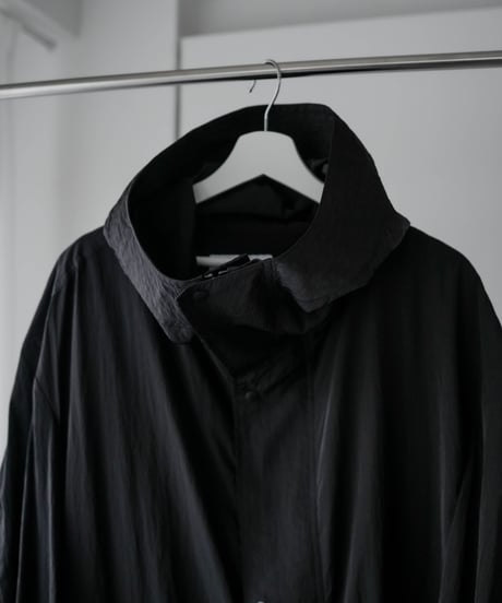 LUXURY MATERIAL HOODED COAT by LIMONTA ITALY FABRIC