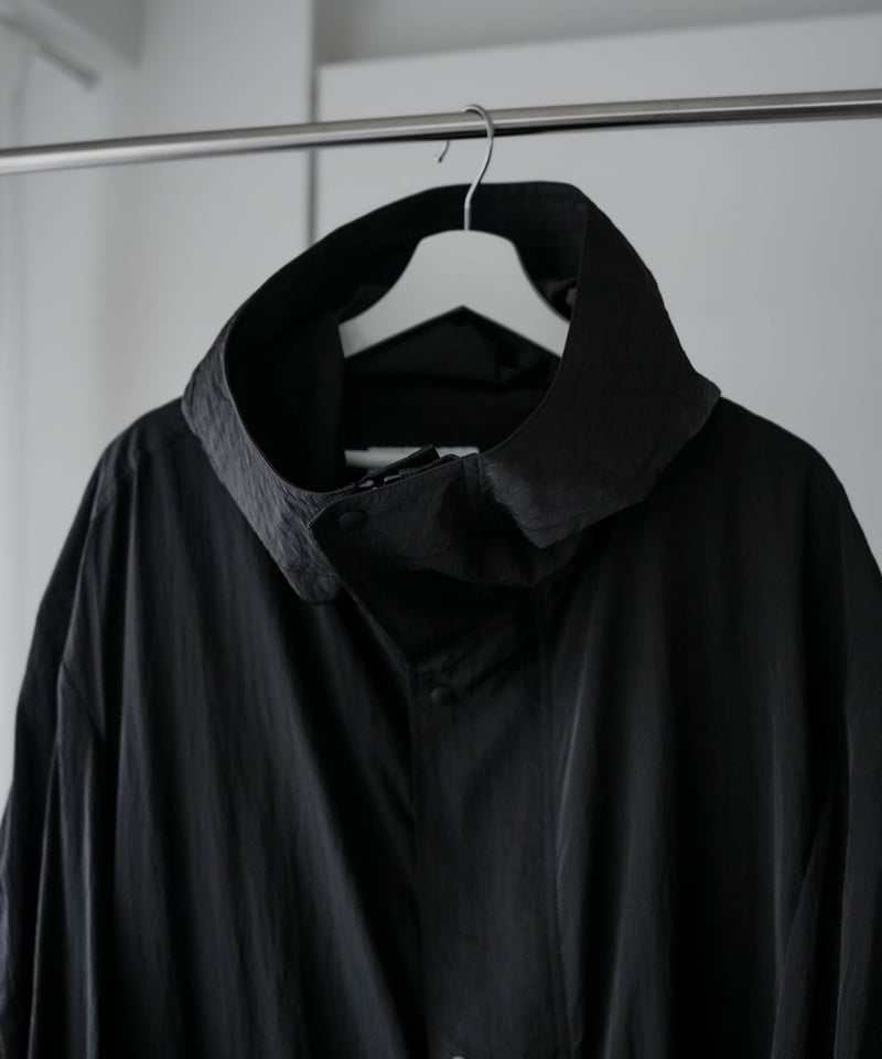 LUXURY MATERIAL HOODED COAT by LIMONTA ITALY FA