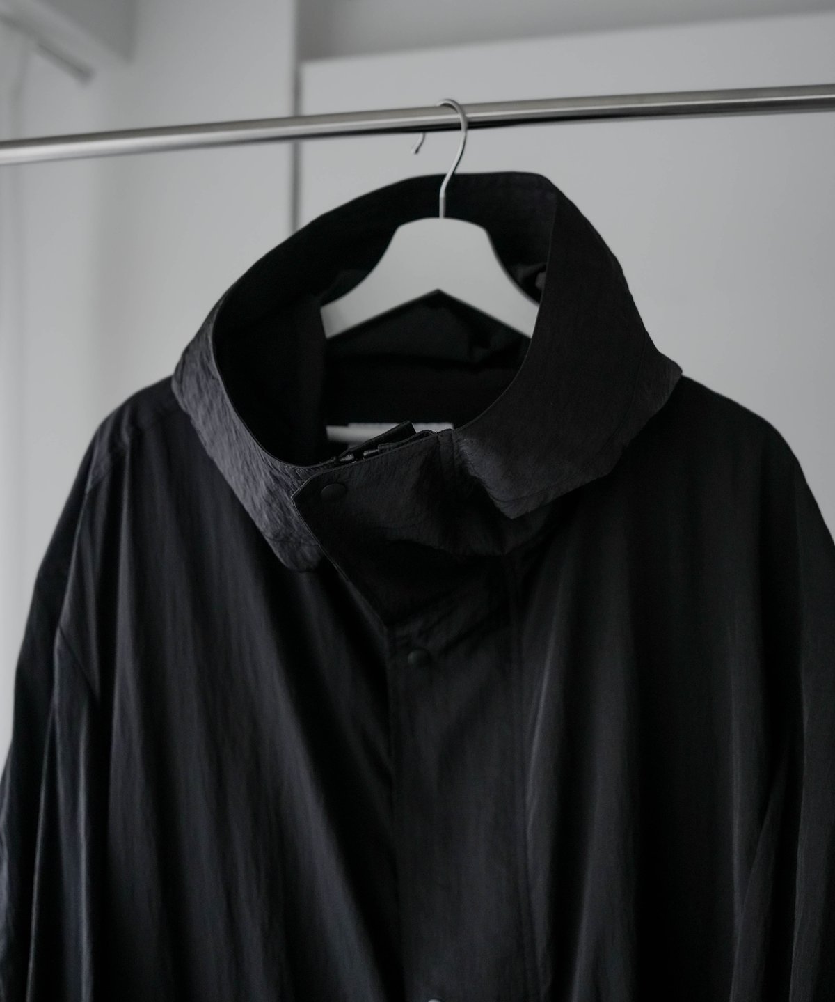 LUXURY MATERIAL HOODED COAT by LIMONTA ITALY FA