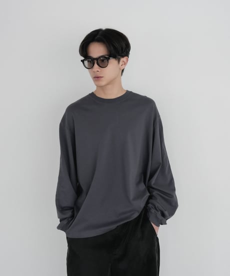 【CTHY + VEIN】 LUXURY MATERIAL SUVIN PLATINUM LONG SLEEVE CUTSEW