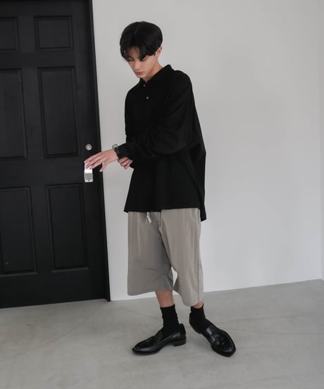 LUXURY MATERIAL LIMONTA ITALY SAROUEL HALF PANTS