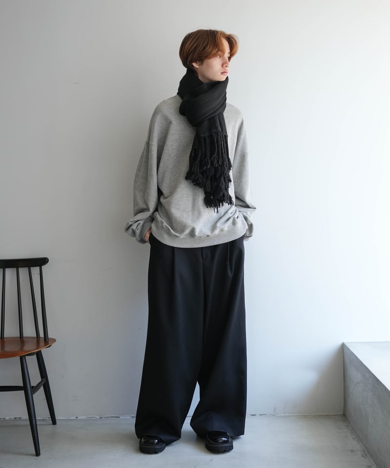 HIGH-END YAK WOOL FRINGE STOLE | CTHY HIGH-END YAK WOOL FRINGE STOLE | CTHY