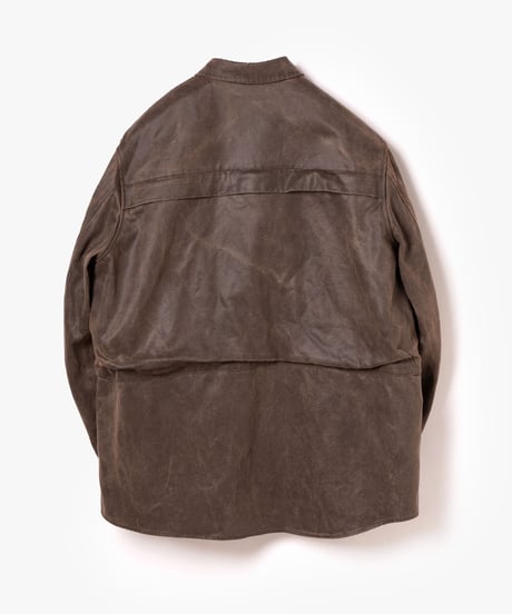[VEIN27SS] CRACK COATING CLOTH SHIRT BAG