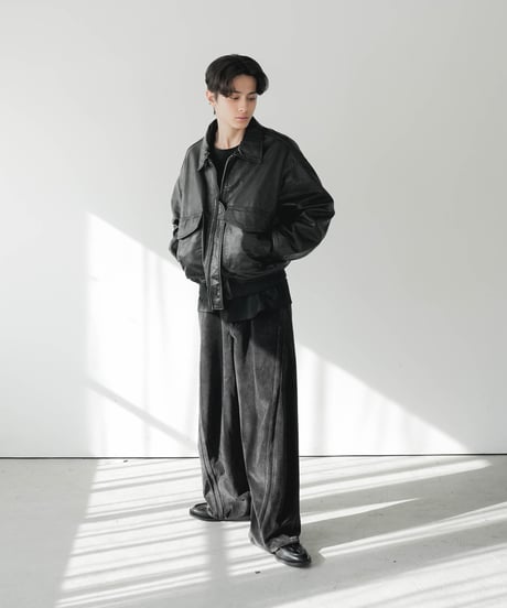 VINTAGE COW LEATHER BLOUSON