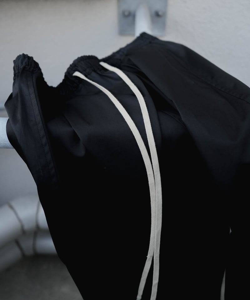 WIDE SAROUEL UNCLE PANTS by COATING Supima Cott