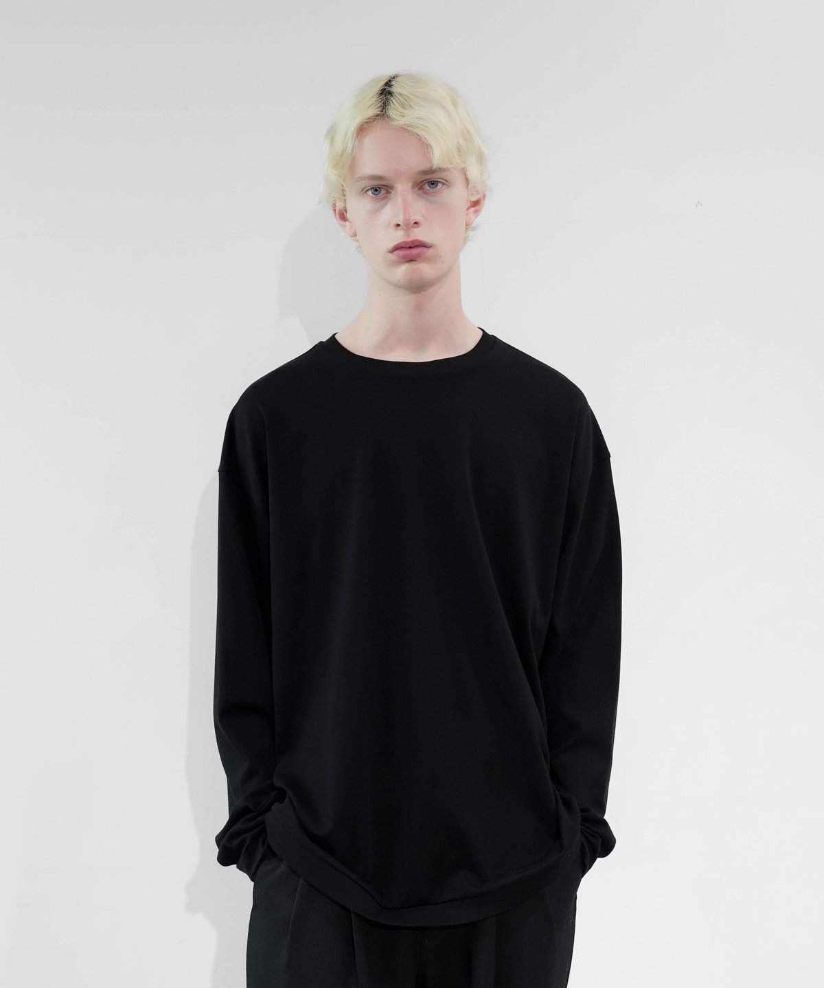 SUVIN PLATINUM LONG SLEEVE CREWNECK CUTSEW | CTHY SUVIN PLATINUM LONG SLEEVE CREWNECK CUTSEW | CTHY