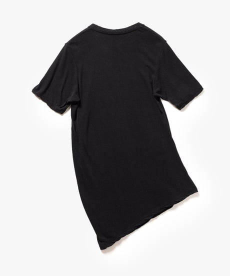 [VEIN27SS] TWISTED NOIL SILK JERSEY S/S CURVE TEE