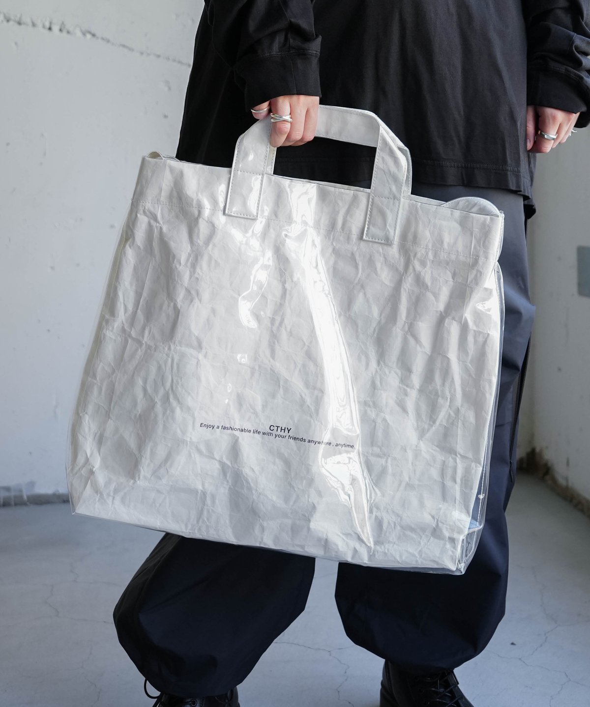 ●日本正規品● #06 BAG TPU PAPER WRINKLE バッグ