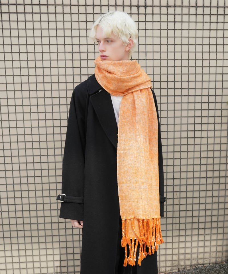 YAK WOOL FRINGE STOLE | CTHY