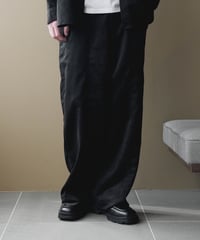 SEA ISLAND MICROFIBER SUEDE DRAPE TROUSERS