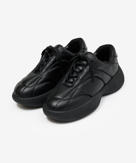 [VEIN27SS] COW LEATHER PUFFER CLEAT TRAINER