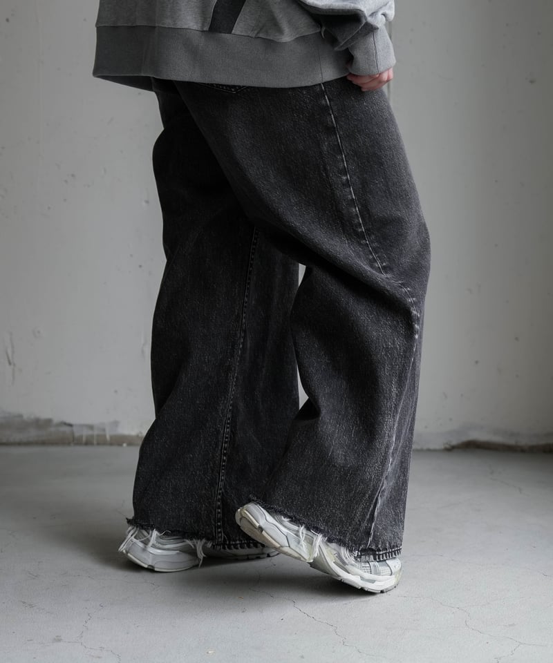 超甘撚り VINTAGE WIDE JEANS by KUROKI | CTHY