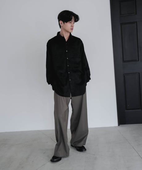 LUXURY MATERIAL Super120’s BISHU WOOL JEWEL TROUSERS
