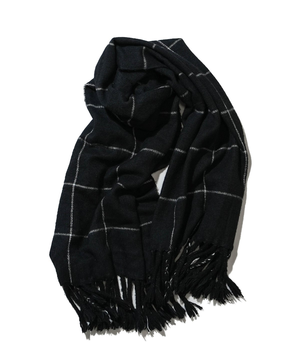 YAK WOOL FRINGE STOLE | CTHY