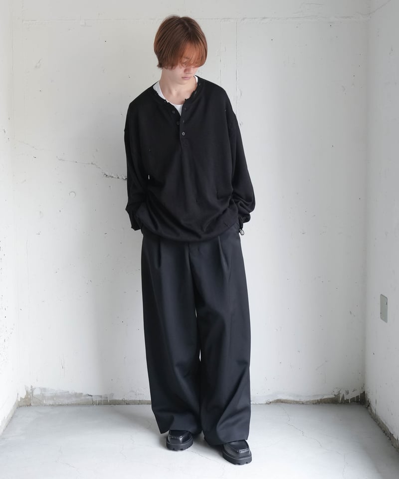 CTHY オーバーサイズヴィンテージスウェットシャツ サイズ1 ブラック