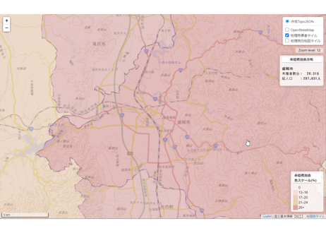 岩手県：PowerBI&ローカルHTML向けH31年行政区域TopoJSON