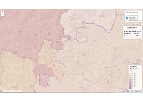近畿地方：PowerBI&ローカルHTML向けH31年行政区域TopoJSON