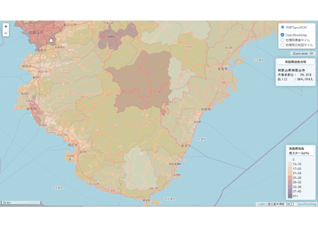 近畿地方：PowerBI&ローカルHTML向けH31年行政区域TopoJSON