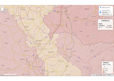 青森県：PowerBI&ローカルHTML向けH31年行政区域TopoJSON