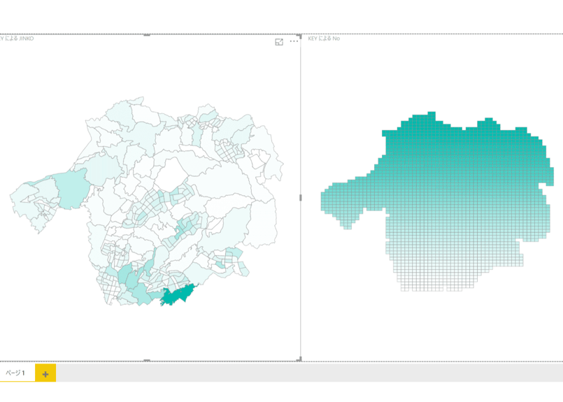 神戸市第4区行政区：PowerBI向けH27年度国政調査(町丁・字