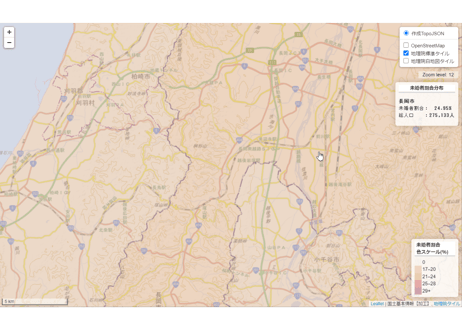 新潟県：PowerBI&ローカルHTML向けH31年行政区域TopoJSON