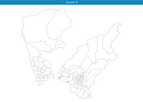 群馬県桐生市：PowerBI向けH27年度国政調査(町丁・字)TopoJSON
