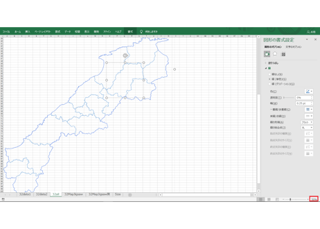 島根県：H31年行政区域地図のオートシェープ図形