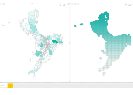 長崎県長崎市：PowerBI向けH27年度国政調査(町丁・字)TopoJSON