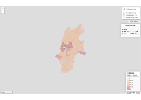 長野県：PowerBI&ローカルHTML向けH31年行政区域TopoJSON