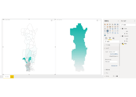 京都市洛北：PowerBI向けH27年度国政調査(町丁・字)TopoJSON