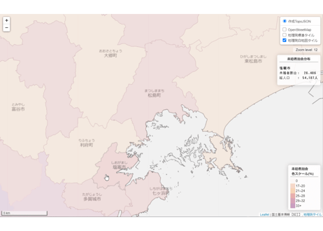 宮城県：PowerBI&ローカルHTML向けH31年行政区域TopoJSON